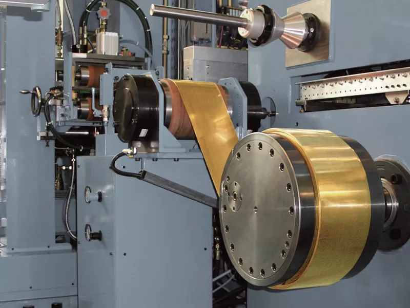 Laminador a frio de tiras de liga de cobre de alta precisão