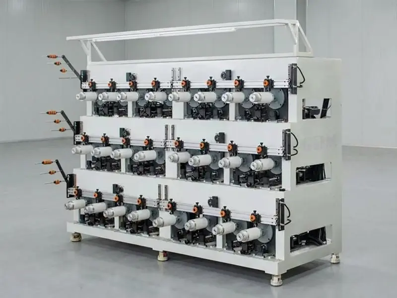 REW-M12 rewinding machine rewinding copper strip from original coil